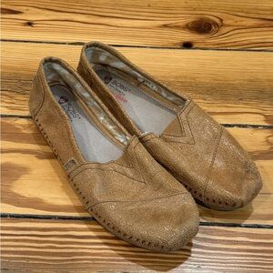 Bobs slip on shoes baseball glove “leather” brown